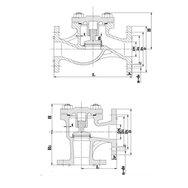 GBT592 DN125 Cast Iron Check Valve.jpg